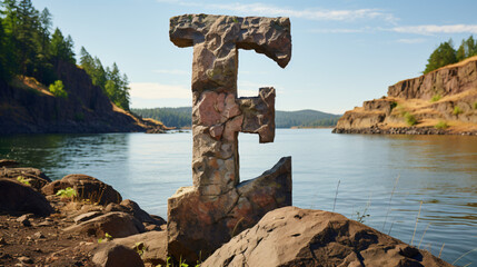 Fototapeta premium Djungle Floral Letter E