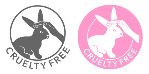 Cruelty free sign - alternative version - obrazy, fototapety, plakaty
