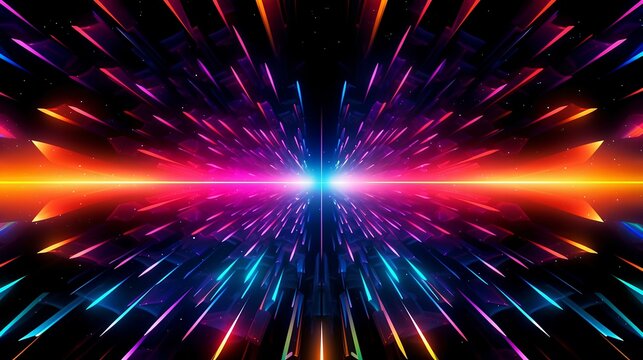 colorful, abstract background for sales and marketing, futuristic, technology forward design. generative AI