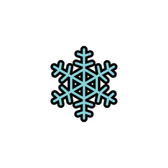 Snow icon vector