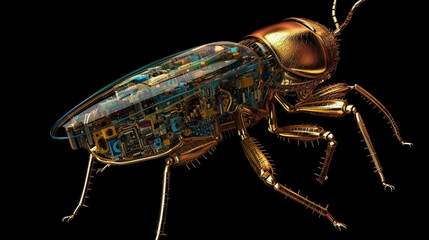 Transparent Robotic Insects