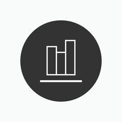 Obraz premium Diagram Icon. Analyze, Statistic Element Symbol - Vector.