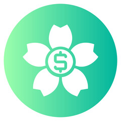 blossom gradient icon