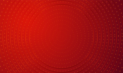 Red luxury circular abstract pattern with glowing light effect and lines. Red concentric rings. Vector geometric illustration. 3d circle lines ring. Radial shapes. Luxury cover design. Vector EPS10.
