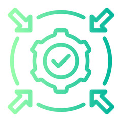 setting gradient icon