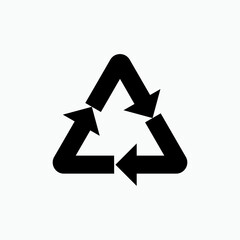 Recycle Icon. Recycling Symbol - Vector Logo Template.