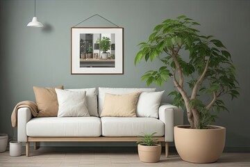  Interior Design Inspo with Lush Plants, Sofas, Chairs, and Bedroom Decor  Modern Homes  generative AI  