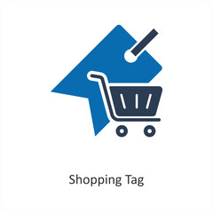 Shopping Tag and label icon concept