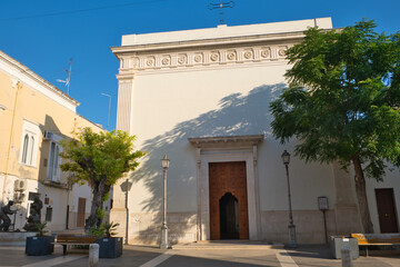 Church of Saint Mary of Mount Carmel, called in Italian, del carmine, in Manfredonia, Apulia, Italy