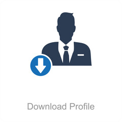 Download Profile and user icon concept