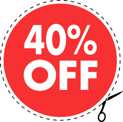 Sales discount icon percent. Percentage icon vector illustration. Outline sales percent tag. Percentage sign for web site and mobile app. Vector illustration