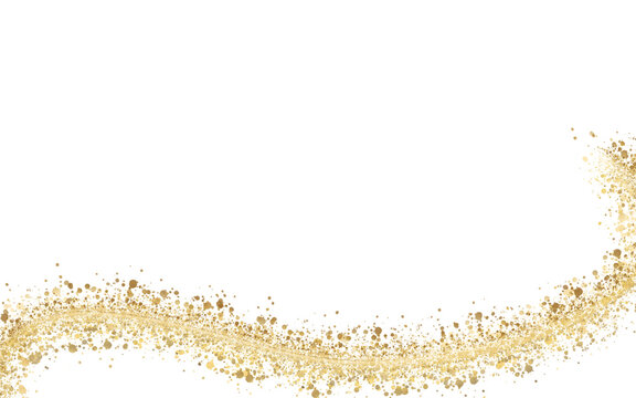 White background with gold dots creating a wave pattern.