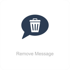 Remove Message and remove icon concept