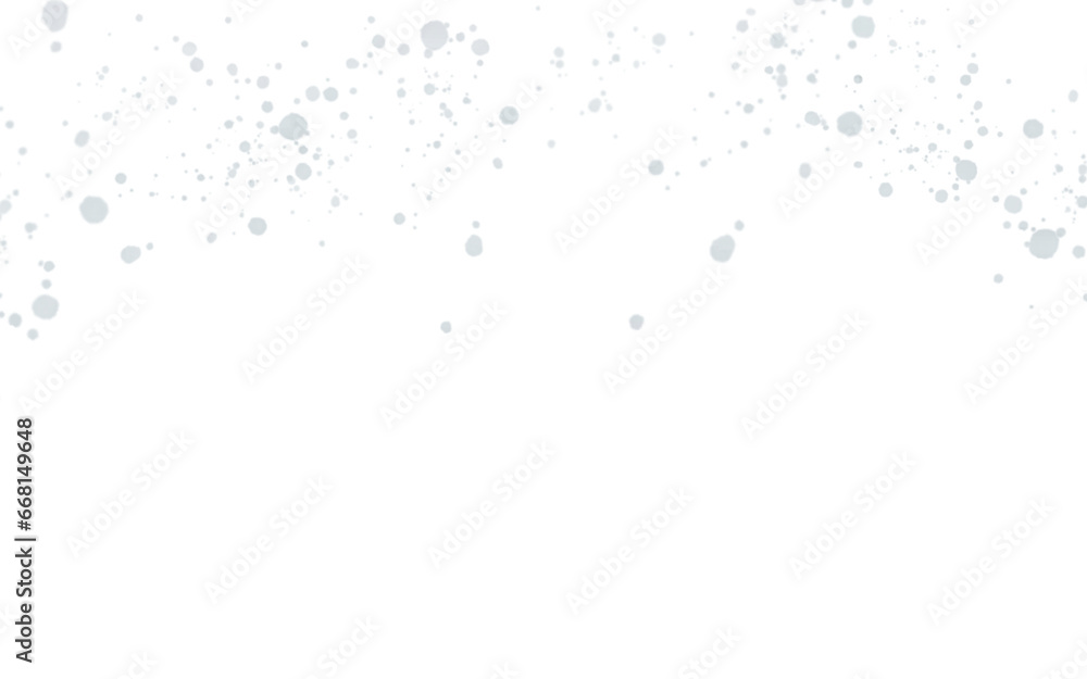 Aufkleber circles and dots have different shades of gray. circles and dots of different sizes are randomly sca