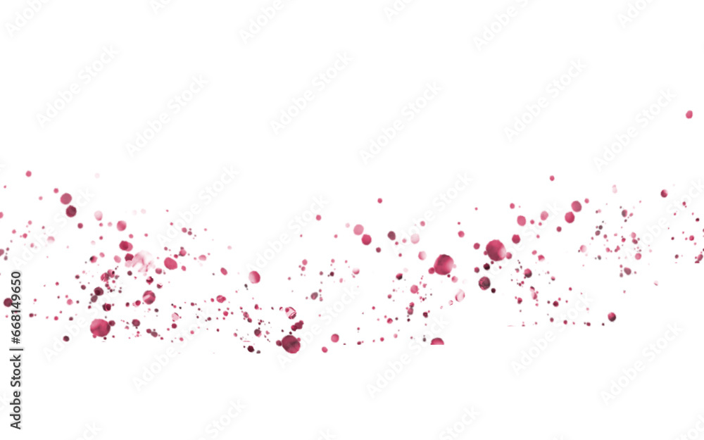 Aufkleber abstract background of pink and red dots. the dots have different sizes and transparency. they are a
