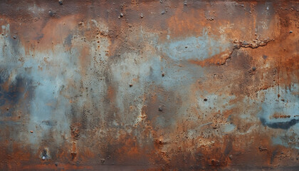 Background Featuring the Texture of Weathered Rusty Metal