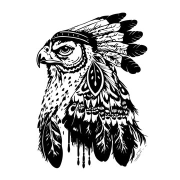 eagle owl cartoon