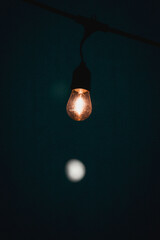 Vintage Lightbulb Illuminating Memories. 