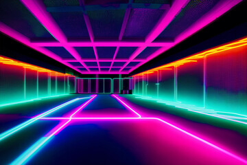 Fototapeta premium A beautiful modern Background. Modern Fusion, A Dynamic and Sophisticated Background. Copy space. Generative AI