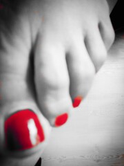 Red nails