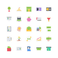 finance icon set