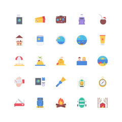 travel icon set