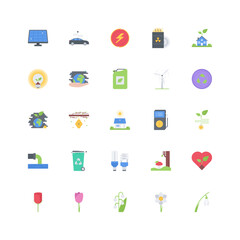 ecology icon set