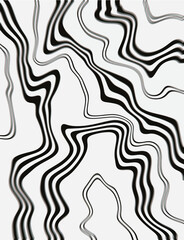 Geometric black and white lines