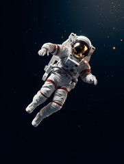 Astronaut Floating in the Vast Emptiness of Space - A Stunning and Surreal Image of Human Exploration Beyond Earth's Atmosphere
Space adventure, exploration of the universe