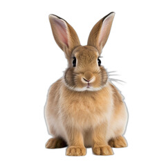 rabbit isolated on transparent or white background, png