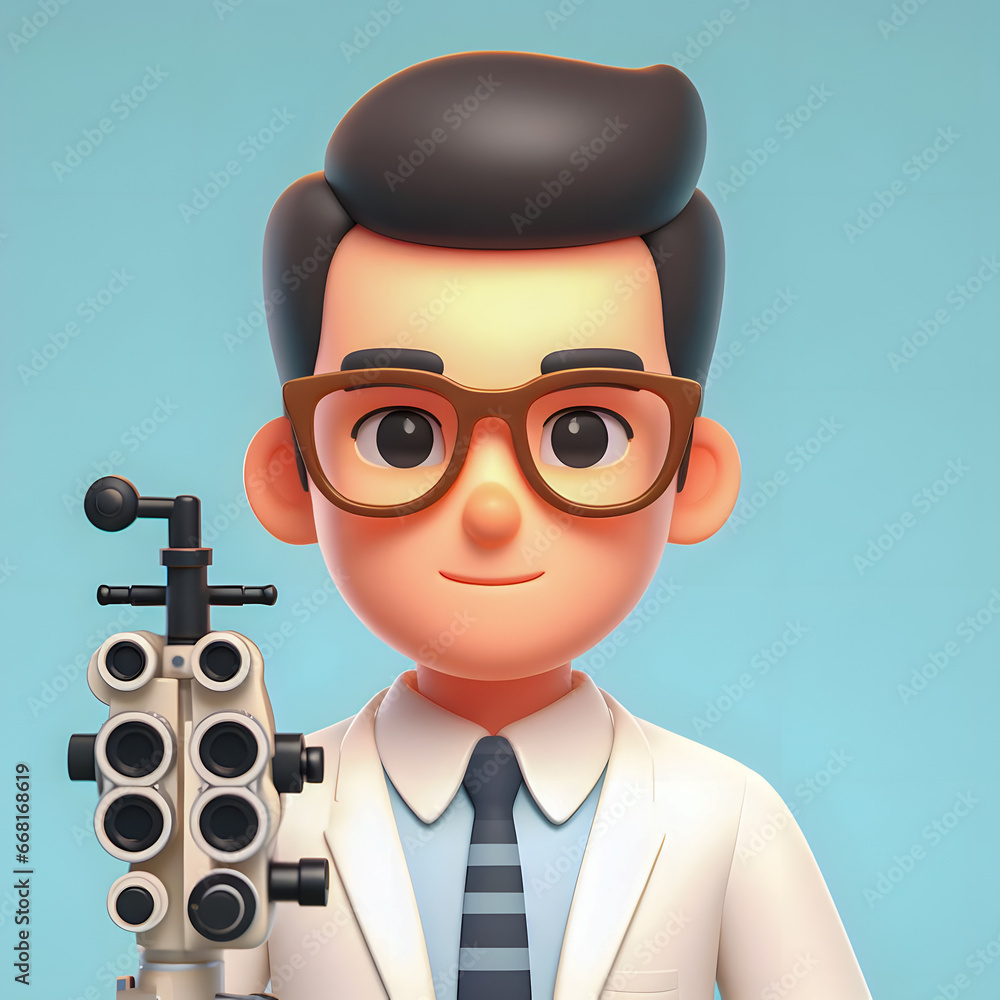 Poster a close up of a cartoon character holding a camera generative ai