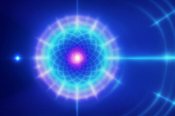 Obraz premium Exploring the Depths of Spirituality and Quantum Consciousness. The Quantum Awakening. Generative AI
