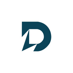 Vector d letter logo business template vector icon