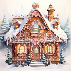 christmas gingerbread house