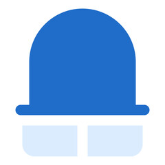 Dressing table duo tone color icon