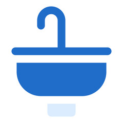 Sink duo tone color icon
