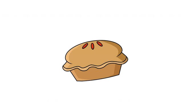 animated video of the pie icon