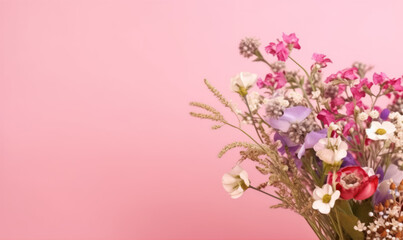 Fototapeta na wymiar Colorful floral arrangement of nature's beauty and elegance.