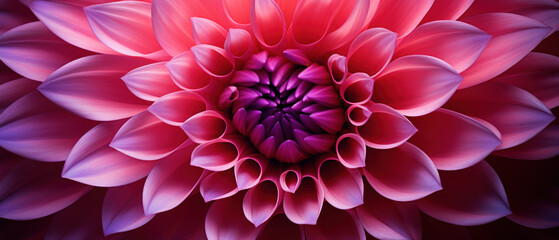 Obraz premium Close-up macro capture of a dahlia flower.