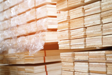 Pine wood is at Furniture Factory.