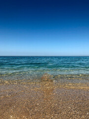 Serene sea of tranquility a calming and thought-provoking ocean view