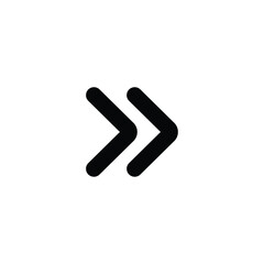 two black arrow icon transparant backgorund flat design arrow right direction symbol