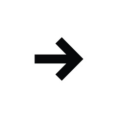 black arrow icon transparant backgorund flat design arrow right direction symbol