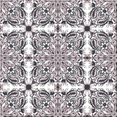 stylized ethnic pattern.