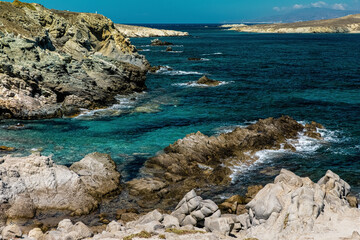 LaDigue Stones Rocky Beach Ocean power