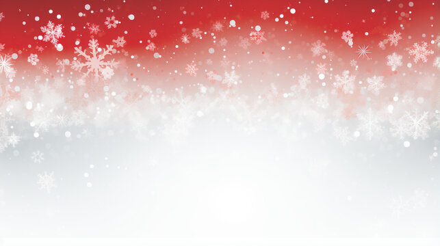 Beautiful Christmas background with white empty copy space for text or additional images