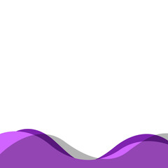 Transparent Wave Footer