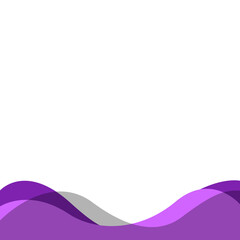 Transparent Wave Footer