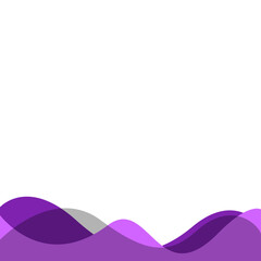 Transparent Wave Footer