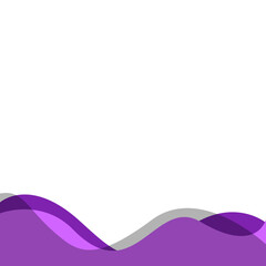 Transparent Wave Footer